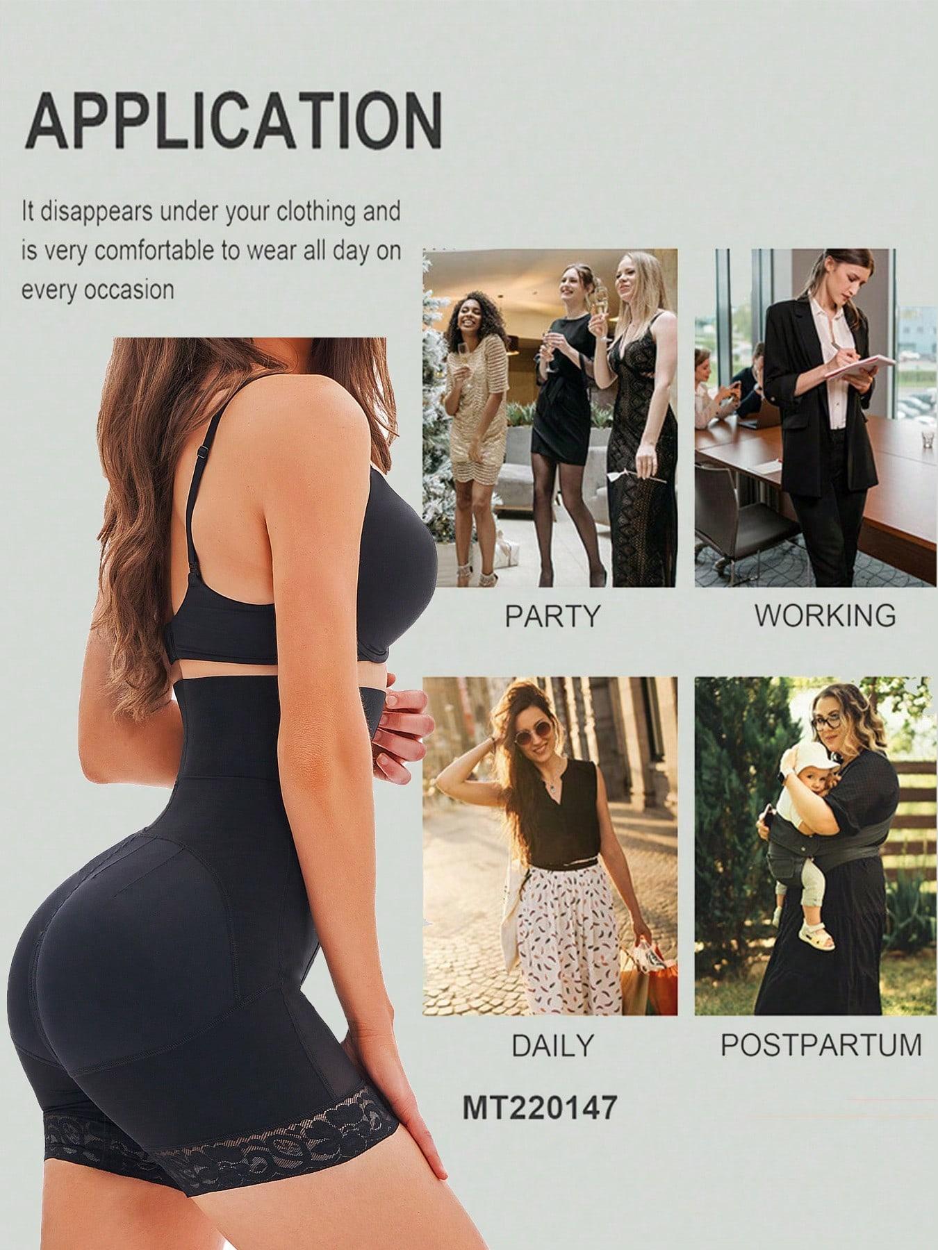 FeelinGirl Butt Lifting Shapewear Body Shaper For Women  Control Panties With Hook Zipper Closure Comfort Womens