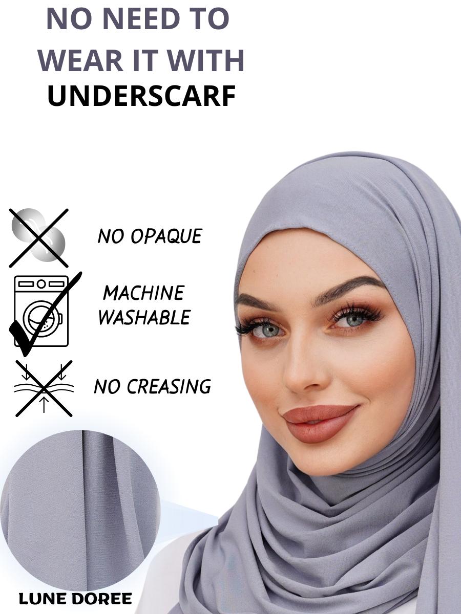 Hijab for Women – Instant Slip-Muslim Headscarf for Women,On Scarf, Modest Fashion, Soft & Stretchy Everyday Head Covering